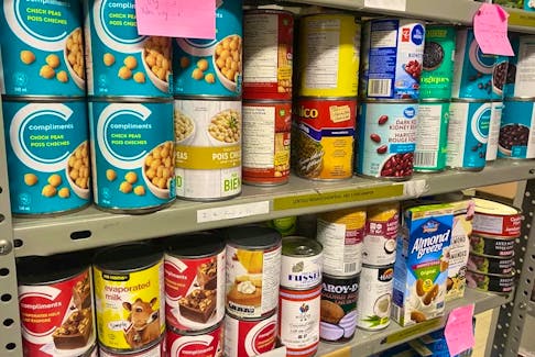 The Campus Food Bank on MUN's St. John's campus relies on donations to feed the hungry. - Contributed
