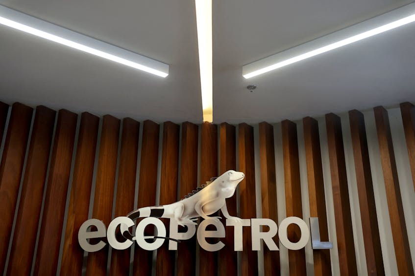 The logo of Ecopetrol is pictured at its headquarters in Bogota, Colombia July 11, 2023.