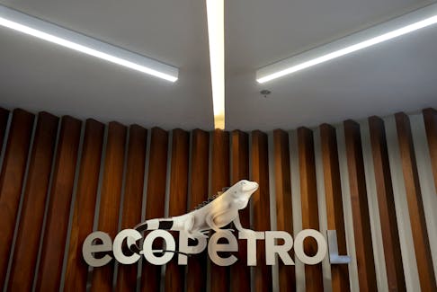 The logo of Ecopetrol is pictured at its headquarters in Bogota, Colombia July 11, 2023.