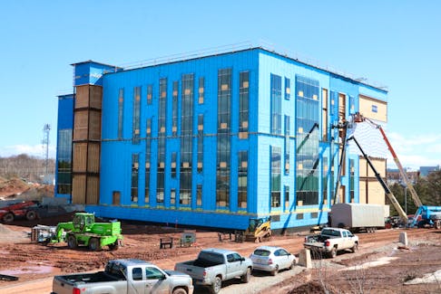 A building under construction on the University of Prince Edward Island campus will serve as the home of the UPEI faculty of medicine as well as a UPEI-based medical home. – Stu Neatby/SaltWire file
