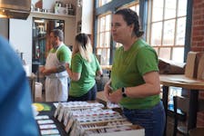 Tara Matheson, sectary of the food council board said the seed giveaway event is intended to help residents grow their own food through breaking barriers that they may face like buying seeds. Vivian Ulinwa/SaltWire