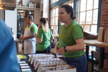 Tara Matheson, sectary of the food council board said the seed giveaway event is intended to help residents grow their own food through breaking barriers that they may face like buying seeds. Vivian Ulinwa/SaltWire