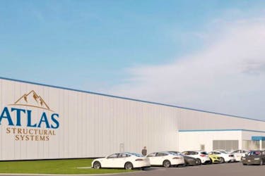 Atlas Structural System is building a new facility in the Uniacke Business Park in Mount Uniacke.