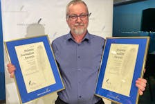 Photojournalist Keith Gosse received two gold awards at the Atlantic Journalism Awards May 4. - Contributed
