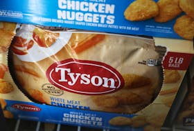 Tyson Chicken Nuggets, owned by Tyson Foods, are seen for sale in Queens, New York, U.S., November 16, 2021.
