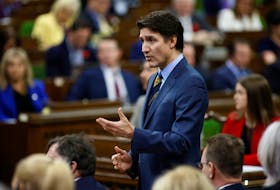 Canada's Prime Minister Justin Trudeau speaks as Parliament's Question Period resumes, a day after Canada's Conservative Party of Canada leader Pierre Poilievre was ejected from the House of Commons, after he called Prime Minister Justin Trudeau "a wacko”, in Ottawa, Ontario, Canada May 1, 2024.