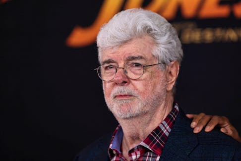 George Lucas attends the U.S. Premiere of Lucasfilm's "Indiana Jones and the Dial of Destiny" in Hollywood, Los Angeles, California, U.S., June 14, 2023.