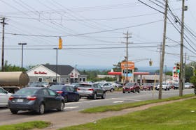 The Willow Street intersection in Truro, N.S. during afternoon traffic. Brendyn Creamer
