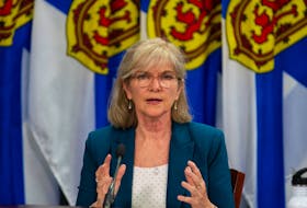 Auditor General Kim Adair answers questions from reporters during a press conference at One Government Place on Tuesday, May 7, 2024.
Ryan Taplin - The Chronicle Herald