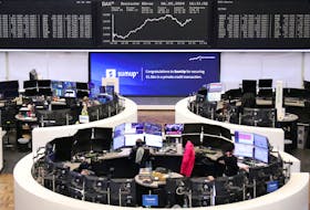 The German share price index DAX graph is pictured at the stock exchange in Frankfurt, Germany, May 6, 2024.