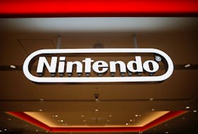 The logo of Japanese video game company Nintendo is displayed at the Nintendo Tokyo store, Japan Nov. 19, 2019.