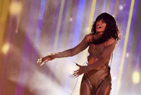 Loreen from Sweden performs after winning the?2023?Eurovision?Song Contest in Liverpool, Britain, May 14,?2023.
