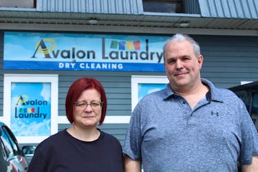 Rick Porter and his wife, Jane Porter, run Avalon Laundry in Mount Pearl and St. John's. The location in St. John's opened April 24, 2024. and is the largest laundromat in Newfoundland. - Cameron Kilfoy/The Telegram