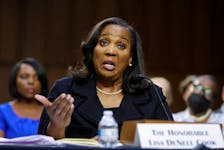 Lisa Cook testifies before a Senate Banking Committee hearing on her nomination to be a member of the Federal Reserve Board of Governors (for a second term), on Capitol Hill in Washington, U.S., June 21, 2023.