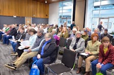 The Kings County council chambers in Coldbrook was packed with concerned citizens on May 2 for a public hearing on a controversial planning application for a social enterprise campground in Scots Bay. Council approved a development agreement on May 7. KIRK STARRATT