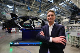 Ola Kaellenius, CEO of Mercedes-Benz Group AG, poses for a picture at "Factory 56", one of the world's most modern electric and conventional car assembly halls of German carmaker Mercedes-Benz, in Sindelfingen near Stuttgart, Germany, March 4, 2024.