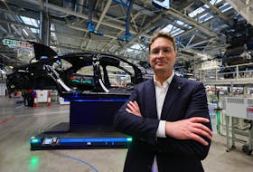Ola Kaellenius, CEO of Mercedes-Benz Group AG, poses for a picture at "Factory 56", one of the world's most modern electric and conventional car assembly halls of German carmaker Mercedes-Benz, in Sindelfingen near Stuttgart, Germany, March 4, 2024.