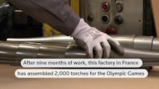 STORY: :: After nine months of work, this factory in France has assembled 2,000 torches for the Olympic Games :: Vire, France :: Delphine Moulin, Paris 2024 Director of Celebrations “Today, this symmetry, this balance that we see, it really symbolizes what our vision is for the Paris Games, meaning equity, equality, balance among Olympic and Paralympic athletes. It’s the first time in the