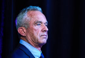 Robert F. Kennedy Jr. attends a press conference in New York, U.S., May 1, 2024.