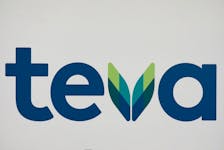 The logo of Teva Pharmaceutical Industries is seen in Tel Aviv, Israel February 19, 2019.