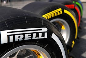 Formula One F1 - Azerbaijan Grand Prix - Baku City Circuit, Baku, Azerbaijan - April 27, 2019   General view of Pirelli tyres  