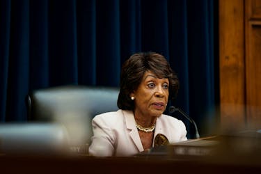 Chairwoman U.S. Representative Maxine Waters questions a witness during a U.S. House Financial Services Committee hearing titled “Holding Megabanks Accountable: Oversight of America’s Largest Consumer Facing Banks” on Capitol Hill in Washington, U.S., September 21, 2022.