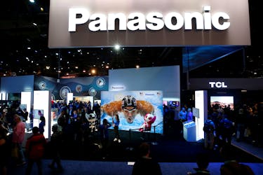 The Panasonic booth is shown during the 2020 CES in Las Vegas, Nevada, U.S. January 7, 2020.