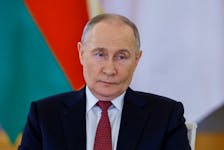 Russian President Vladimir Putin attends a meeting of the Supreme Eurasian Economic Council at the summit of the Eurasian Economic Union (EAEU) in Moscow, Russia, May 8, 2024.