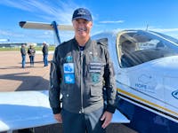 Ed Johnston of Ontario said Hope Air had 17 pilots in Charlottetown from June 1-4 to raise money and awareness of what the national charity does for people. It flies people to medical appointments for free. Dave Stewart • The Guardian