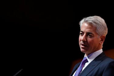 William 'Bill' Ackman, CEO and Portfolio Manager of Pershing Square Capital Management, speaks during the Sohn Investment Conference in New York City, U.S., May 8, 2017.