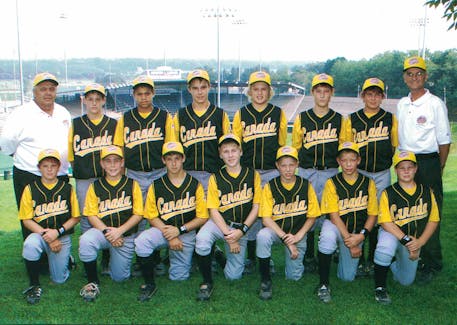 The 2003 Glace Bay Colonels won the Little League Canadian Championship in Sydney River, defeating Moose Jaw 2-0 in the championship game on Aug. 9, 2003. The team will be inducted into the Cape Breton Sport Heritage Hall of Fame on Saturday. Members of the team, not in order, are R.J. Barrett, Johnathan Boutilier, Mitchell Campbell, Jeff Conn, Jarvis Farmer, Myles Hefferman, Daniel Lewis, Matt MacDonald, Luke MacCormick, Cal MacNeil, Brandon Petite, Joey Roberts and Kenny Routledge. Coaching staff included manager Henry Boutilier and coach Jim Wilson. CONTRIBUTED