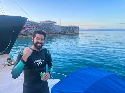 What started as a personal goal to swim around Bermuda turned into a way for Brock Noseworthy to honour his sister, Krysta Noseworthy, and help others struggling with their mental health. Noseworthy is originally from Corner Brook and completed his swims on April 16. - Contributed