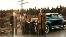 Eudora and Alfred Tupper with Alfred’s father Charles and their children, from left,Edwin, Doug, Raymond, and Lynda, standing in front of their 1947 Plymouth. CONTRIBUTED PHOTOS