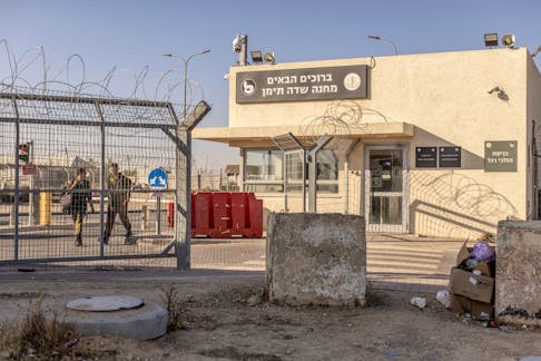 The Sde Teiman base, which has become synonymous with the detention of Gazans, in the Negev desert of Israel, on May 31, 2024. Since Israel invaded Gaza, the Sde Teiman military base has filled with blindfolded, handcuffed detainees, held without charge or legal representation.
