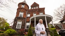 Anglican monk David Bryan Hoopes at the soon to be sold home where he and fellow brothers live in Toronto.