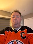 Todd Riley of Sydney has been an Edmonton Oilers fan since the early 1980s. He'll be watching closely as the Oilers play the Florida Panthers for the Stanley Cup. CONTRIBUTED/TODD RILEY