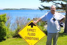 Bruce Hardy has a retirement home on the waterside of the Gabarus Highway. BARB SWEET/CAPE BRETON POST