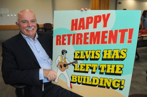 After almost 29 years in public office, Waterford Valley MHA and Health and Community Services Minister Tom Osborne — a fan of Elvis Presley — called it a political career on Friday, with a retirement farewell party at the Confederation Building with family, friends, co-workers and MHAs. Joe Gibbons • The Telegram