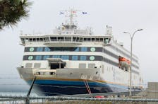 The Ala'suinu was supposed to have its first voyage between Nova Scotia and Newfoundland and Labrador on June 14. Mechanical issues have delayed that voyage, though. The vessel is shown docked in North Sydney. GREG MCNEIL/CAPE BRETON POST