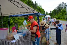 Visitors arriving at a Canada Day pop-up market hosted by the Ross Ferry Farm Gate Market. The market runs every Sunday throughout the summer and has a few pop-up markets scheduled on different dates as well. CONTRIBUTED