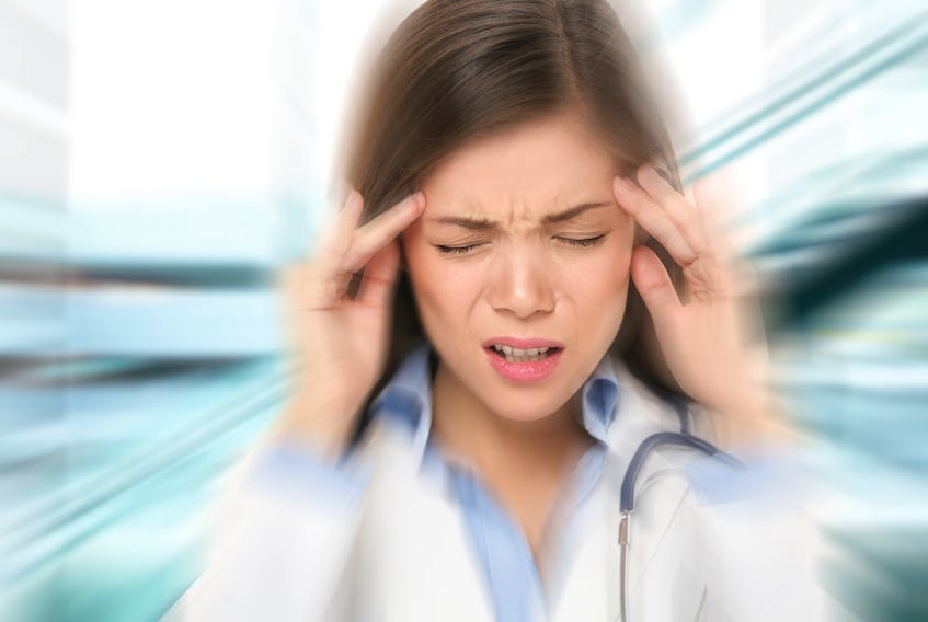 With a concussion you can expect headaches, fatigue, nausea, difficulty with light, sound, loss of focus and concentration, memory and emotional problems and sleep disturbances.