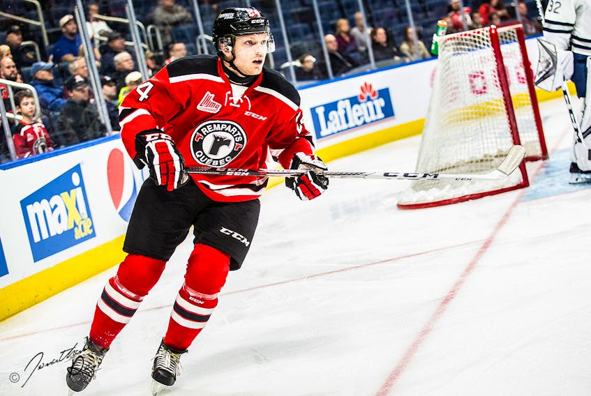 Luke Kirwan spent part of last season with the Quebec Remparts of the Quebec Major Junior Hockey League. He will play for the UPEI Panthers this season. Jonathan Roy/Special to The Guardian