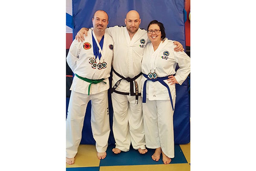 Two New Glasgow martial artists, part of Pictou County Taekwondo, recently went to Sydney for a board breaking tournament.
