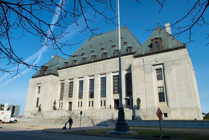 The Supreme Court of Canada in Ottawa. 