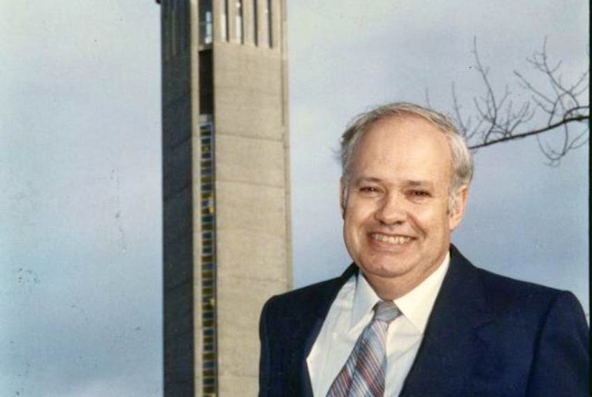  Dr. David Strangway when he was UBC’s president in 1988.