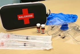  Naloxone kits like the one pictured here can temporarily reverse opioid overdoses. (Michelle Berg/Saskatoon StarPhoenix)