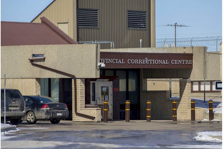The Provincial Correctional Centre in Saskatoon on Thursday, April 2, 2020.