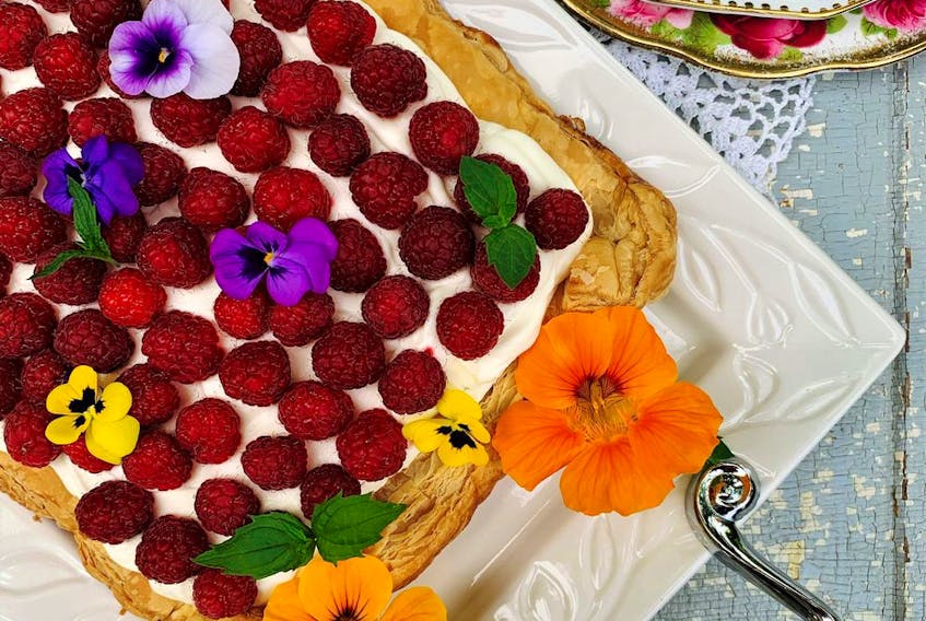 This raspberry puff pastry tart is delicious and easy to prepare. (Renee Kohlman)
