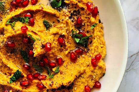 Food: Roasted sweet potato hummus is perfect for snacking