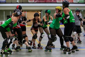 Lauren Dolhai fell in love with roller derby because of the community, which brings together women from age 18 all the way to 50-plus, finding common ground in the sport they love. The bonds even cross team lines. - Roy Crawford